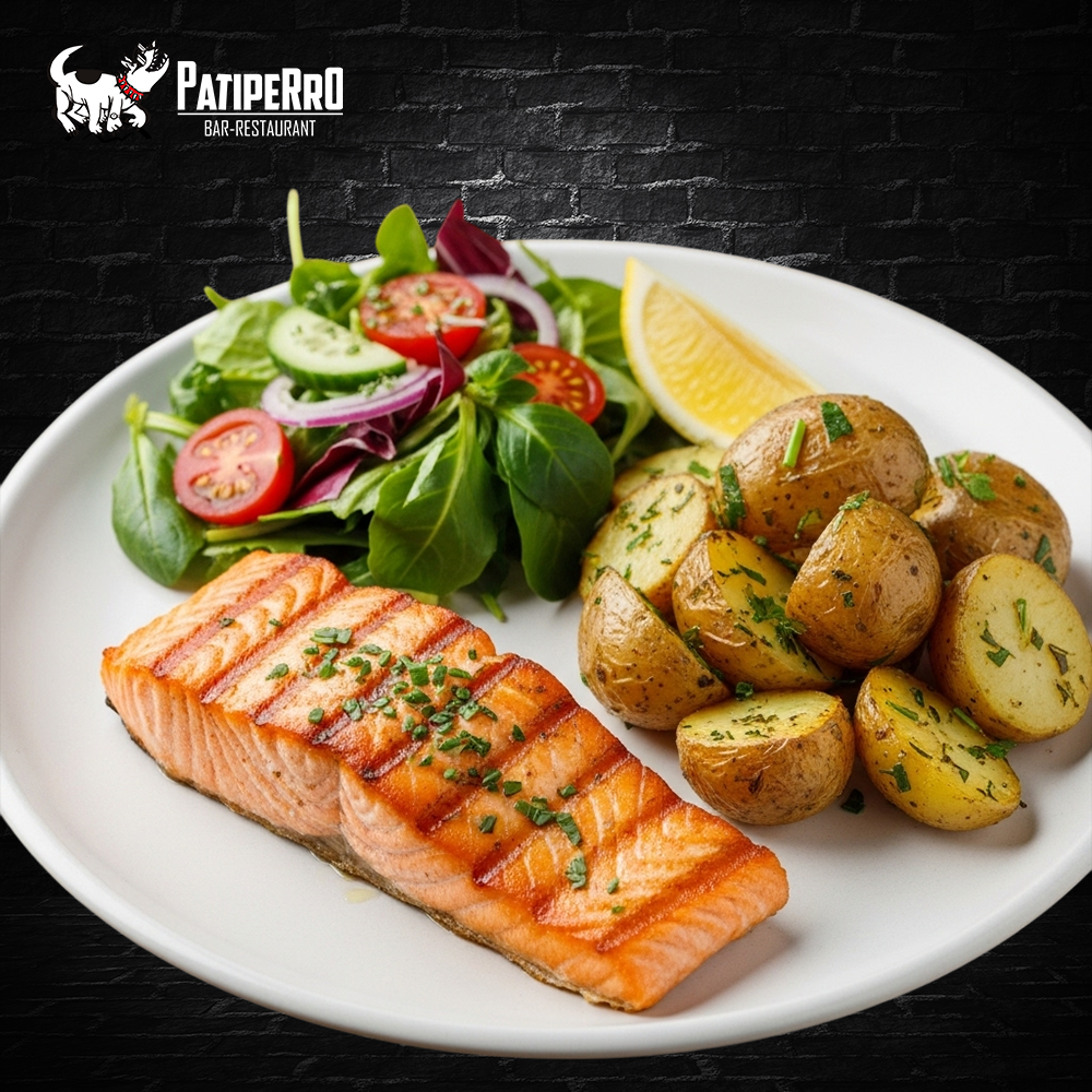 Salmón a la plancha